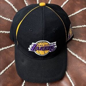 Los Angeles Lakers Black & Gold Logo Cap